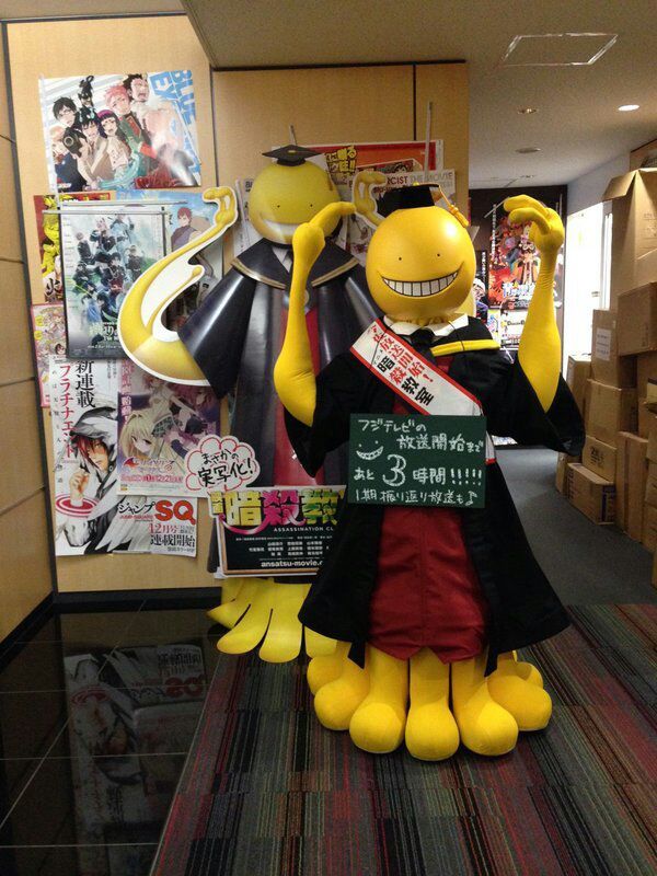 Koro-Sensei Takes a Trip Around Tokyo in Celebration of the Second Season o...
