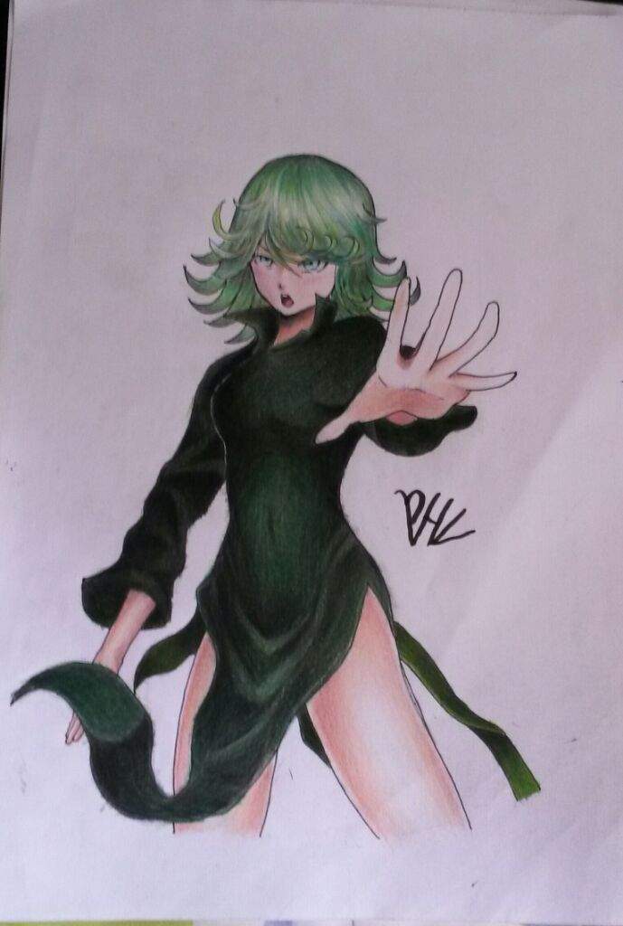 Tatsumaki drawing from one punch man | Anime Amino