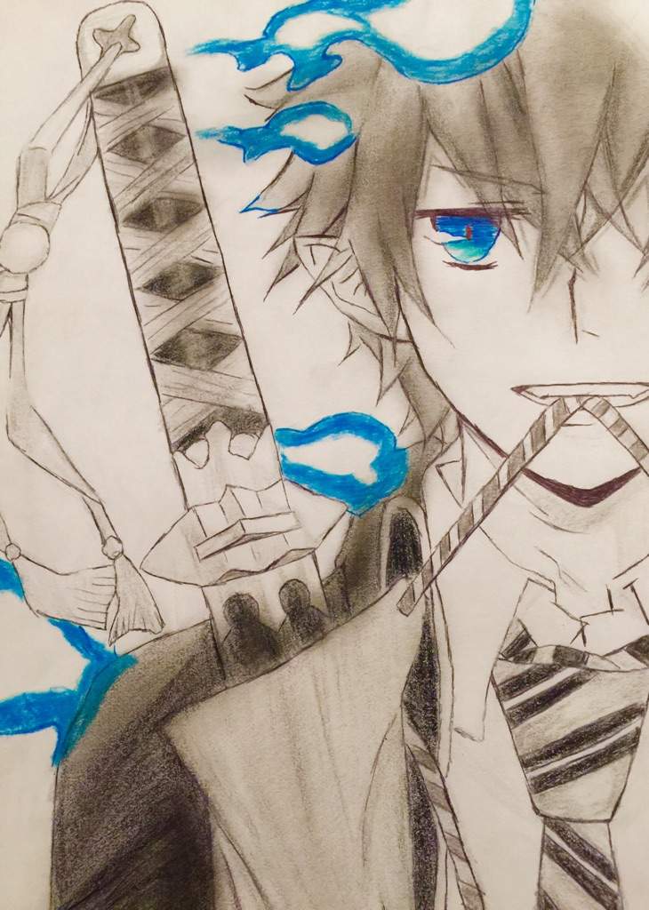 Blue Exorcist Rin Drawing Anime Amino