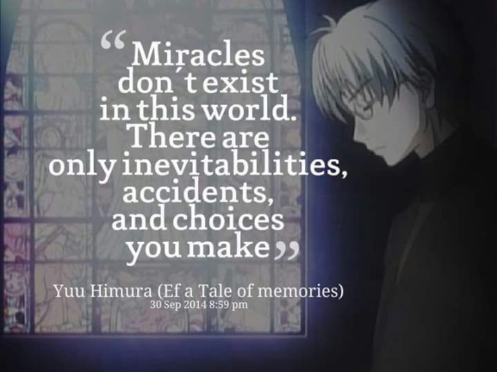 Anime Quote Of The Day Ef A Tale Of Melodies Anime Amino