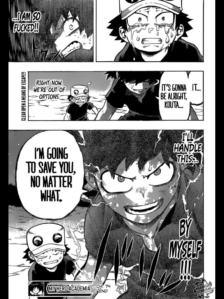 Fight on the Cliff: MHA Chapter 74 Review | Anime Amino