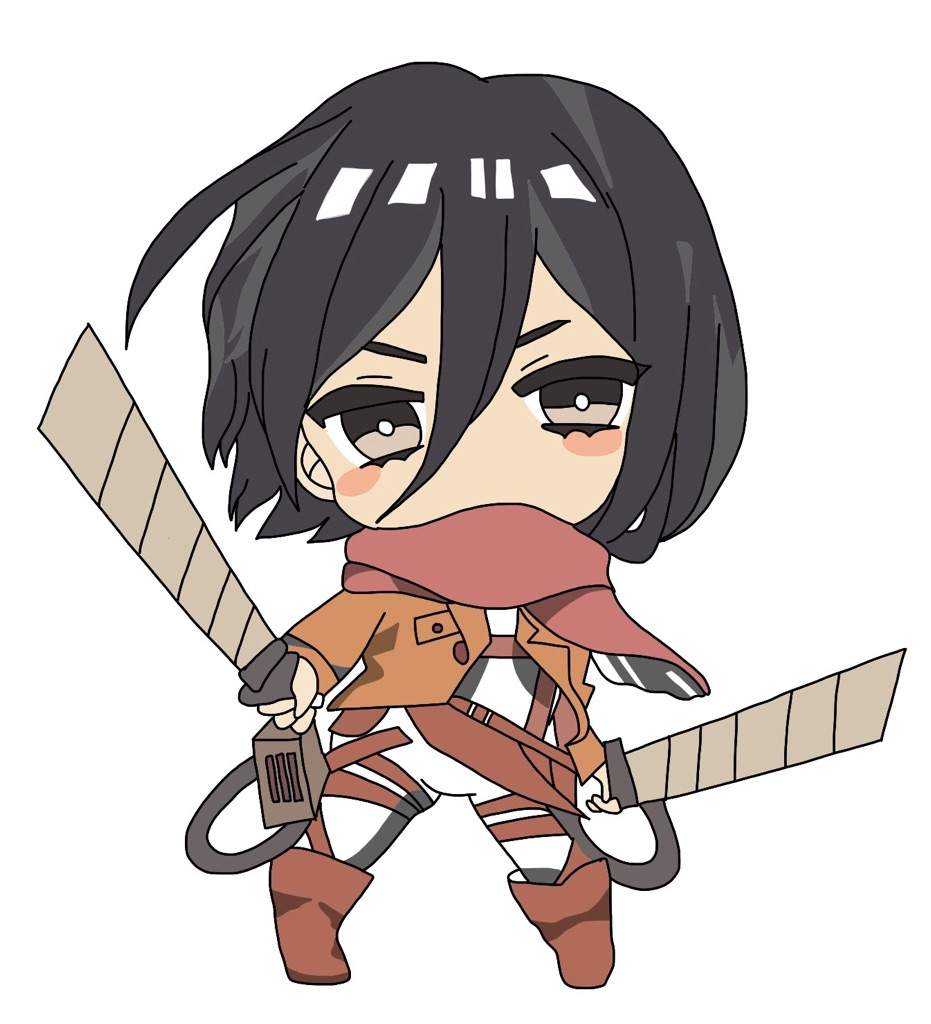 How To Draw Mikasa Chibi Attack On Titan Images and Photos finder