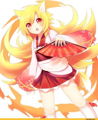 Golden Fire Fox Girl Anime Amino