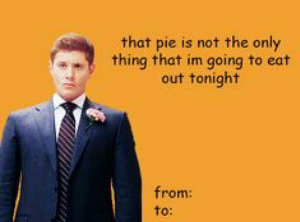 Dean Valentines Day Cards | Supernatural Amino