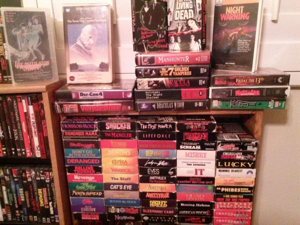 Small VHS Horror Collection Horror Amino