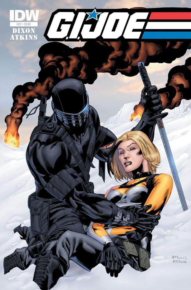 snake eyes comic art