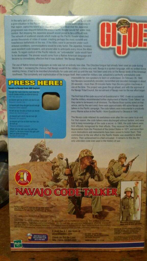gi joe navajo code talker value