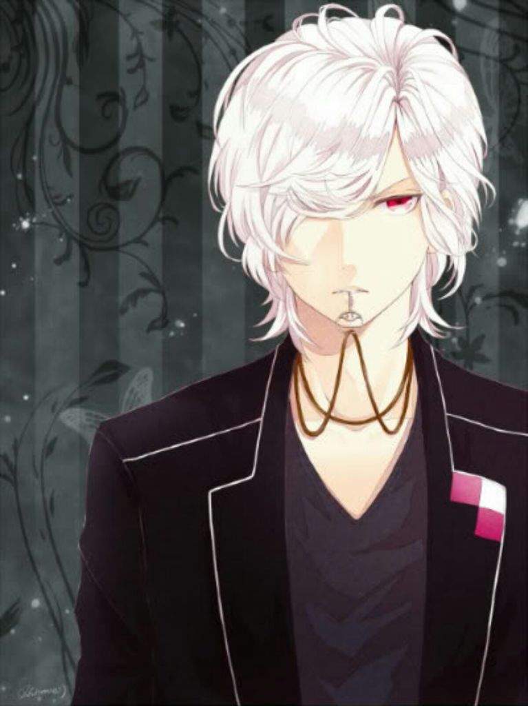 Animewallpapergif Anime Vampire Boy With White Hair And Red Eyes