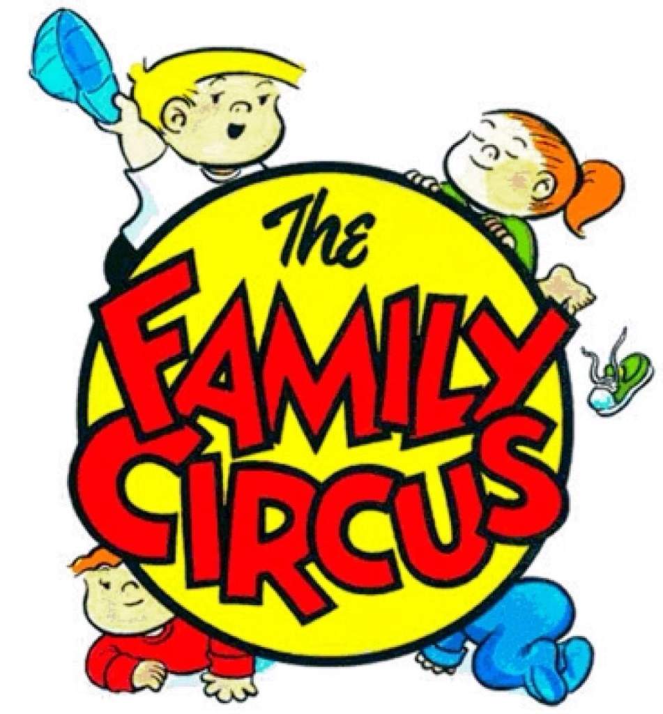 Circle comics. Семейный цирк комикс. Family Circus. Family Circus Comics.