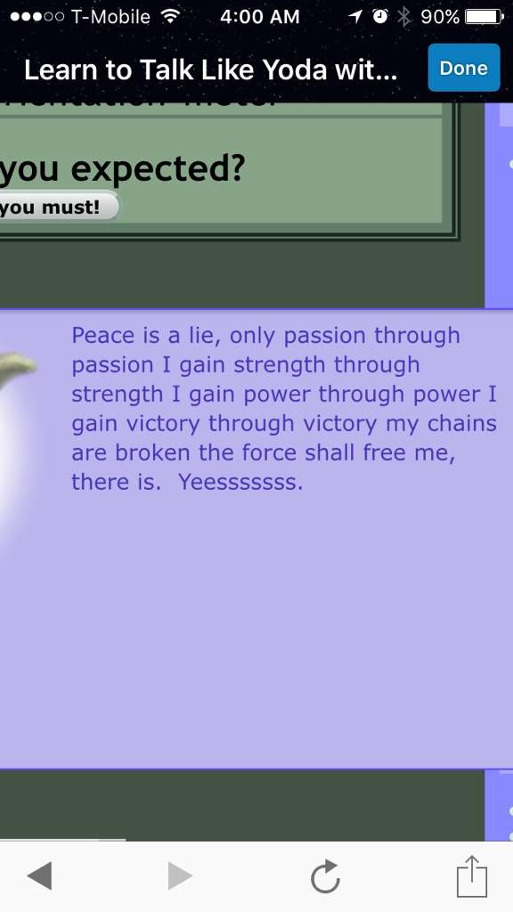 YodaSpeak Generator Star Wars Amino