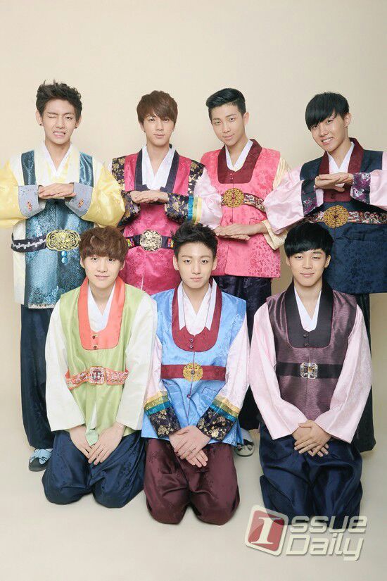 KPop Stars in Hanbok for Lunar New Year | K-Pop Amino