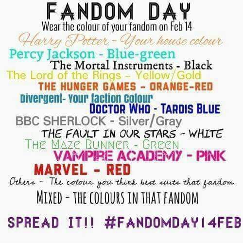 FANDOM DAY! | Books & Writing Amino