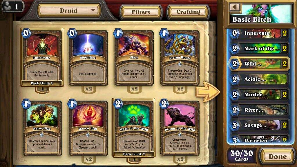Full on Basic Deck for Beginners (specifically Druid and Shaman ...