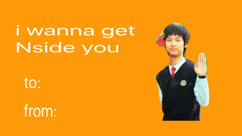 woozi kpop valentines day cards meme