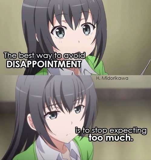 Disappointment | Anime Amino