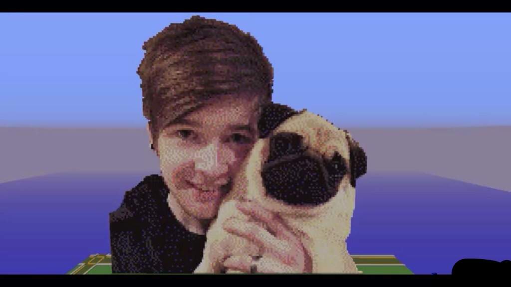 Me Making Dantdm Holding His Pug Pixel Art Minecraft Amino