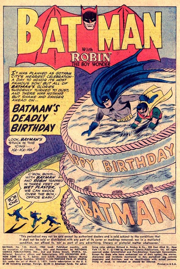 Happy Birhday BATMAN | Comics Amino