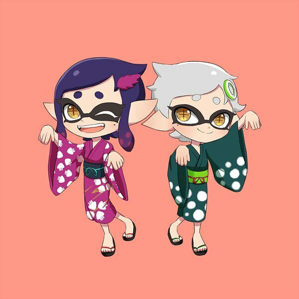 Young Callie and Marie | Splatoon Amino