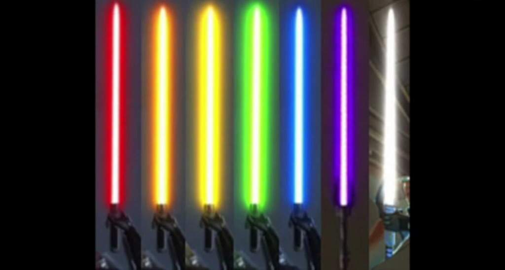 all lightsaber colors and meanings