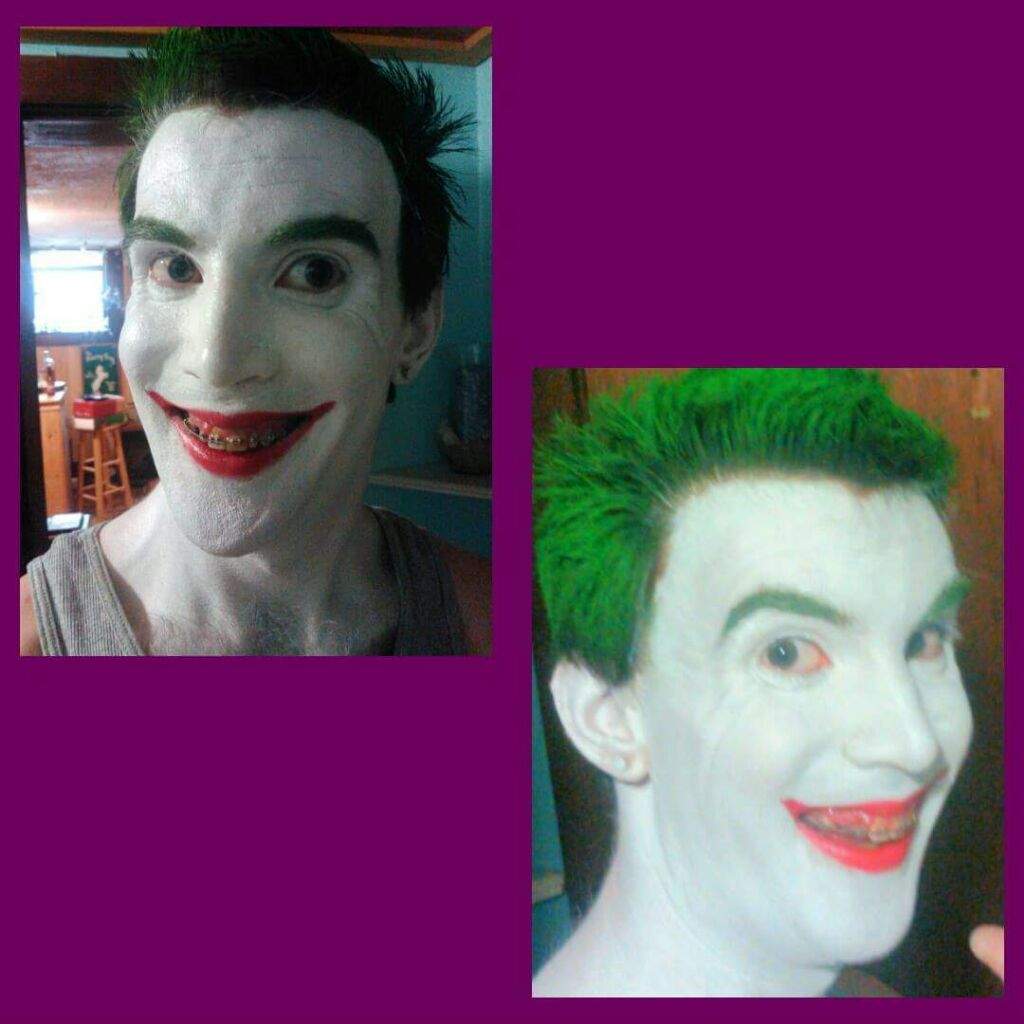 Classic Joker make-up tutorial | Cosplay Amino