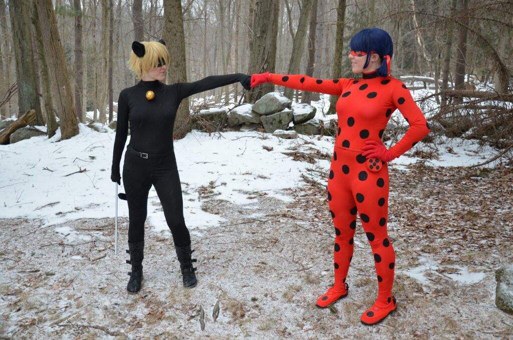 Ladybug And Chat Noir Photoshoot Cosplay Amino