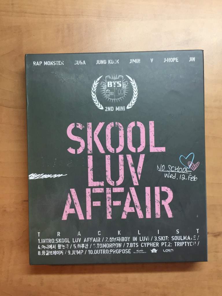 Unboxing Bts Skool Luv Affair 2nd Mini Album K Pop Amino