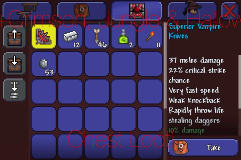 Terraria boss checklist как включить отображение предметов