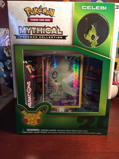 Celebi mythical collection box! | Pokémon Amino