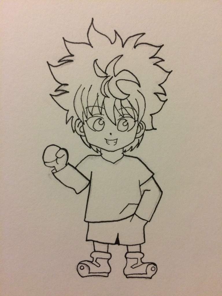 Drawing Tutorial: Killua Chibi | Anime Amino