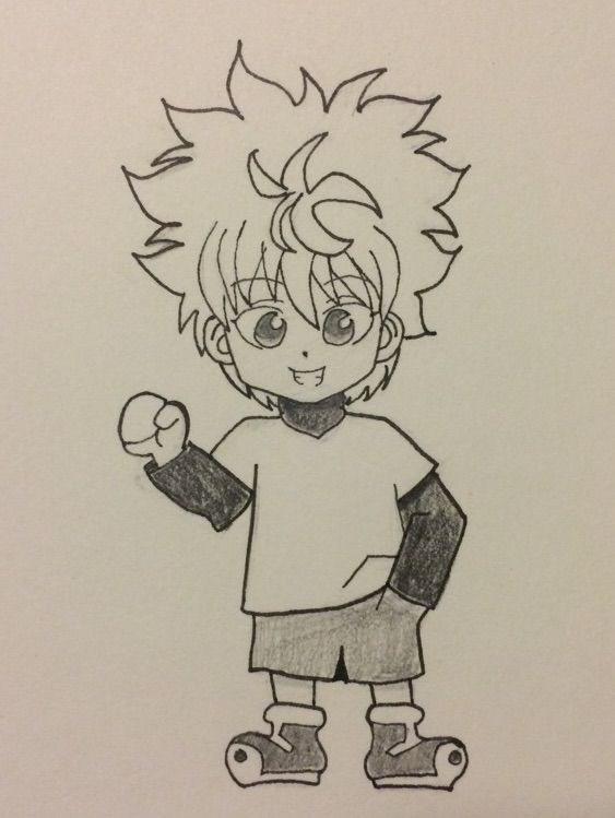 Drawing Tutorial: Killua Chibi | Anime Amino