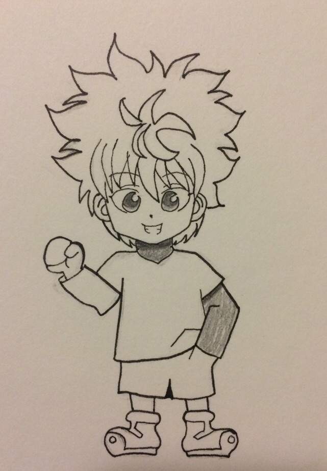 Drawing Tutorial: Killua Chibi | Anime Amino