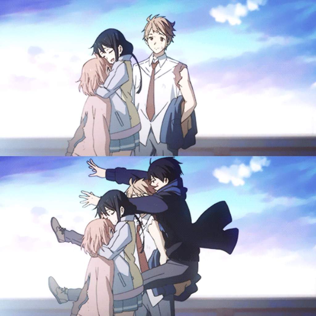 Wish someone would hug me like that | Anime Amino