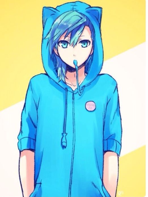 Qwertykatie101 Neko Amino - boy blue hair roblox character