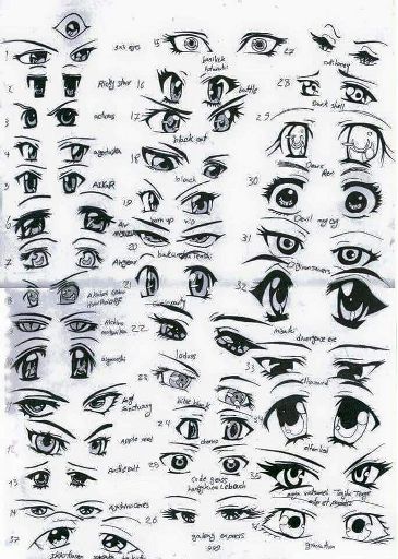 Guias para dibujar ojos | •Anime• Amino