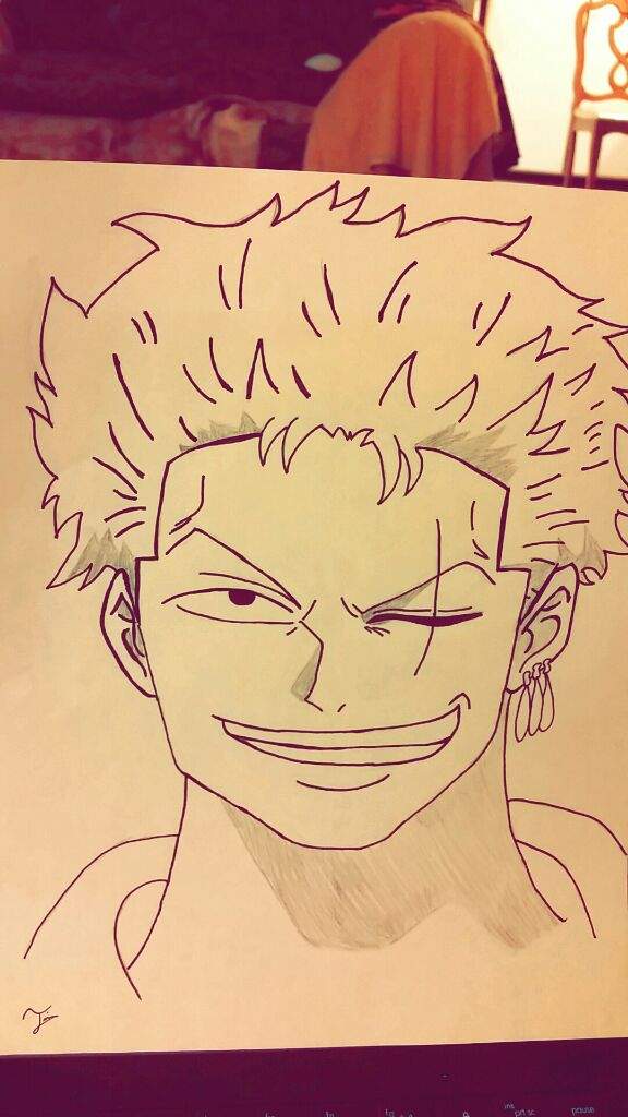 My Roronoa Zoro Drawing | Anime Amino