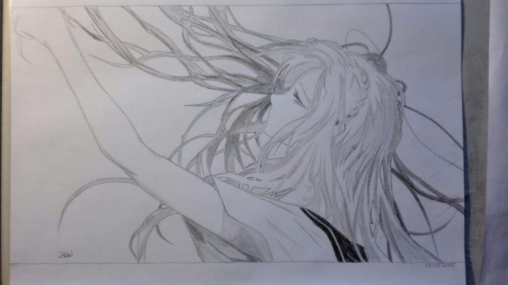 4 pencils, a drawing board and ~6h | Anime Amino