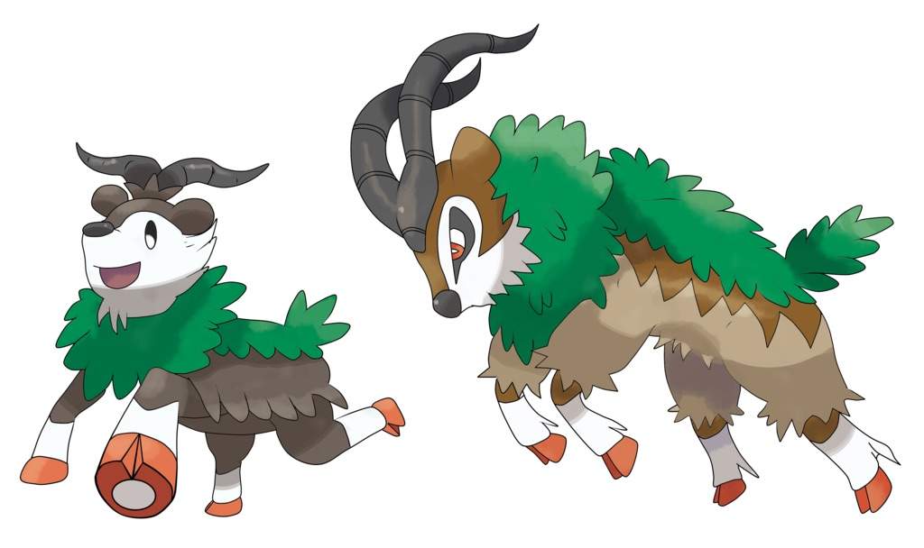 Gogoat is the evolved form of Skiddo and evolves at level 32. 
