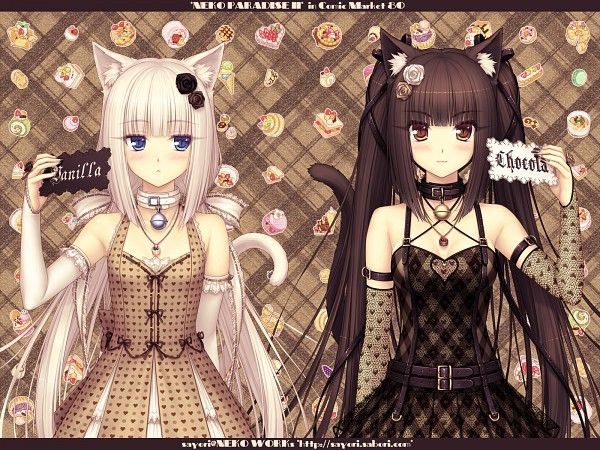 chocola and vanilla | Anime Amino