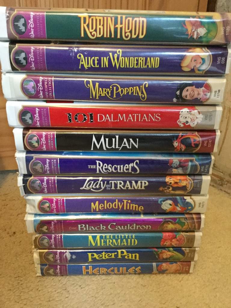 A Look at my Disney VHS and DVD Collection (Part 1) | Cartoon Amino