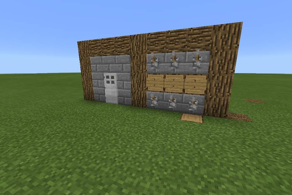 How To Make The Password Door Redstone Tutorial Minecraft Amino