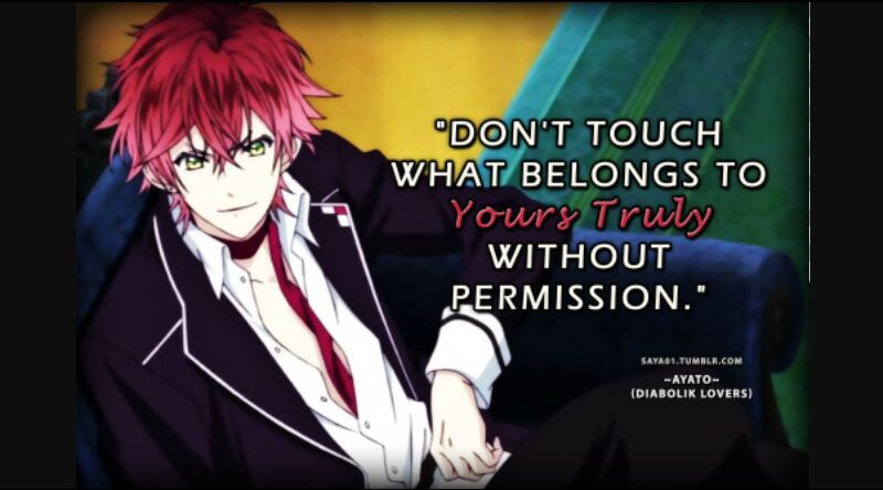 Diabolik lovers quotes | •Anime• Amino