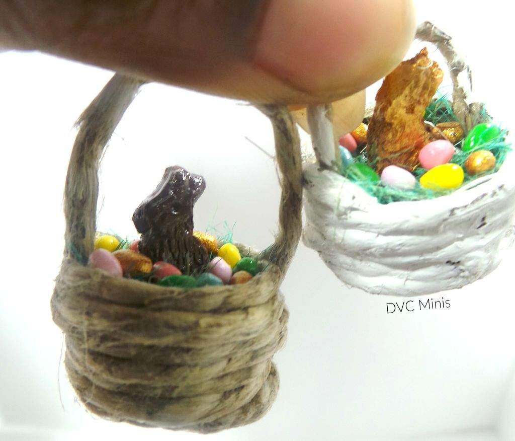 DIY Miniature Easter Baskets Tutorial Crafty Amino