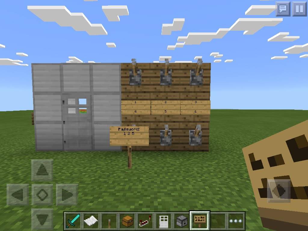 How to build a passcode door Minecraft Amino