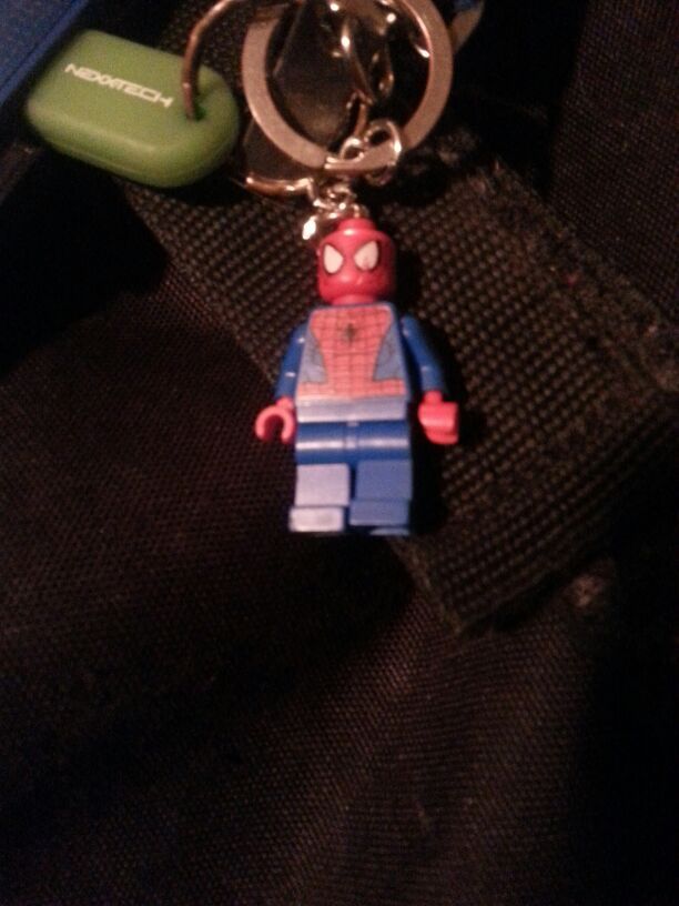 lego spiderman keychain