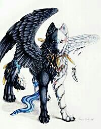 Yui/Yuu demon/god wolf form | Wiki | Anime Amino