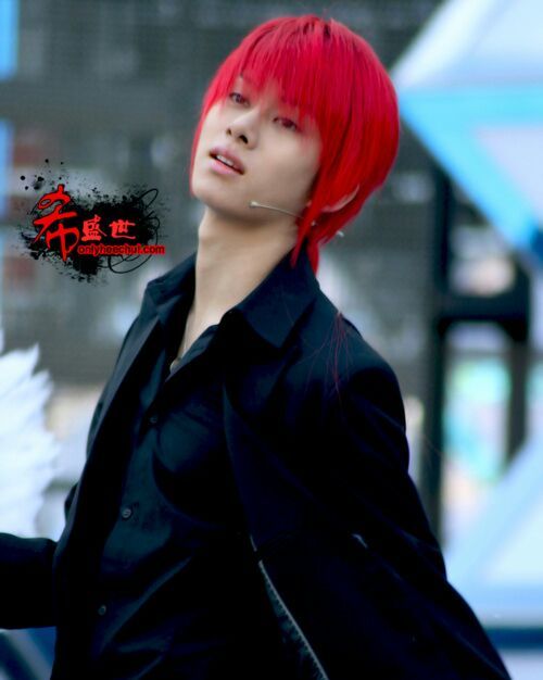 Red Kpop Hair K Pop Amino