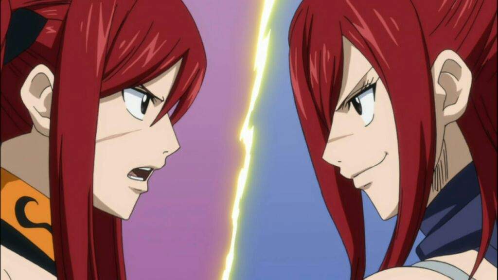 Both Erzas become really beat... 