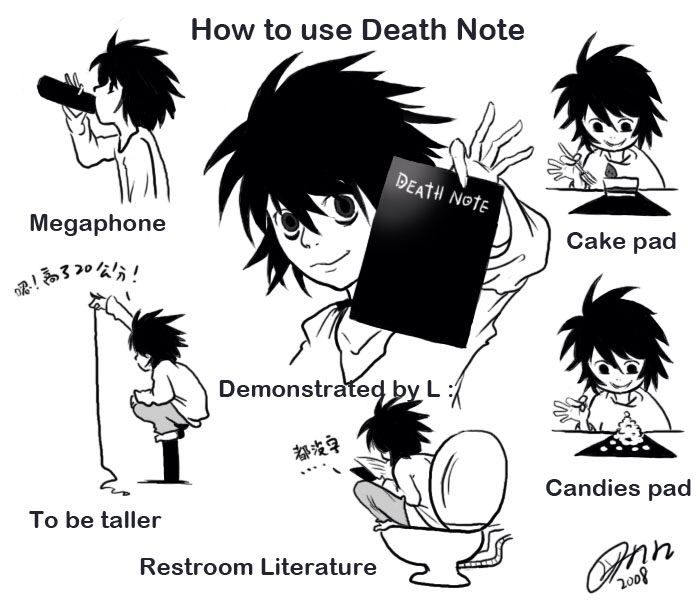 Como usar una Death Note segun... •Anime• Amino