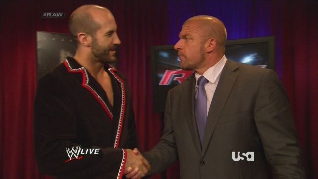 Resultado de imagem para triple h backstage segment