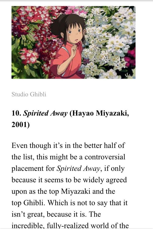 Studio Ghibli Movies Rated Worst To Best... | Anime Amino